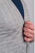 Кофта мужская на пуговицах №82F009 светло-серый