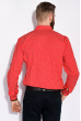 Стильная мужская рубашка 129P059 красно-белый