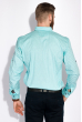 Стильная мужская рубашка 129P059 светло-бирюзовый