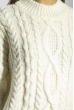 Свитер женский крупной вязки 21Z4018 белый
