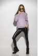Свитер женский крупной вязки 21Z4018 лавандовый