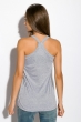 Удлиненная майка 436V010 на бретелях светло-серый Удлиненная майка 436V010 на бретелях светло-серый