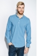 Рубашка-свитер стильная 333F010 голубой