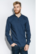 Рубашка-свитер стильная 333F010 синий