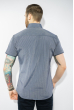 Рубашка с коротким рукавом 199P0120 сине-серый