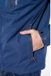 Куртка с капюшоном 120PCHB224 синий