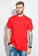 Поло мужское 412F001 красно-белый