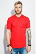 Поло мужское 412F001 красно-черный