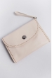Клатч женский пастельных оттенков 000K081 молочный