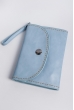 Клатч женский пастельных оттенков 000K081 голубой