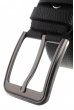 Ремень мужской мягкий, с классической пряжкой 23P020-1 черный Ремень мужской мягкий, с классической пряжкой 23P020-1 черный