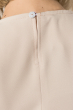 Блузон женский с поясом, короткий рукав 64P228-2 кремовый