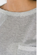 Костюм спортивный женский с люрексом  87PV173 светло-серый люрикс