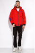 Куртка мужская с капюшоном 120POB21011-1 красный