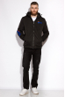 Куртка мужская с капюшоном 120POB21011-1 черный