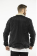Стильная утепленная джинсовая куртка 158P21343 черный