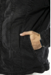 Стильная утепленная джинсовая куртка 158P21343 черный