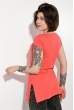 Футболка женская однотонная 317F017 коралловый Футболка женская однотонная 317F017 коралловый