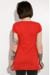 Футболка женская однотонная 317F017 красный Футболка женская однотонная 317F017 красный