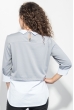 Джемпер женский имитация двойки 64PD226-1 светло-серый