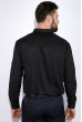 Рубашка мужская, однотонная 511F011 черный