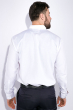 Рубашка мужская, однотонная 511F011 белый