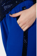 Костюм женский (брюки, блузка) праздничный, с завязками на спине 76PD1111 электрик-вайлет