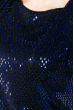 Костюм женский (брюки, блузка) праздничный, с завязками на спине 76PD1111 черный-вайлет