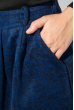 Юбка женская с карманами, мелкая клетка 953K015-1 синий