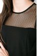 Платье женское, с кружевными вставками 83P1527 черный