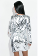 Платье женское, стильное 72PD226 серебро