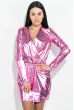 Платье женское, стильное 72PD226 розовый металик