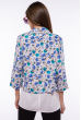 Пиджак и блуза 120P017 бирюзово-синий