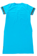 Платье (батал) декорированное  76PD255-1 бирюзовый