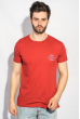 Футболка мужская базовая модель 168F034-2 красный