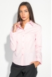Рубашка женская классического кроя 496F001 розовый