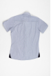 Рубашка в полоску 199P0729 бело-синий
