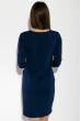 Платье женское спортивное, однотонное 87PV1641 темно-синий