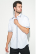Рубашка мужская с контрастным ободком на воротнике 50P041 айвори