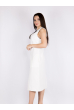 Платье цвет молочный 265P9323 бело-черный