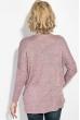 Джемпер женский, повседневный  64PD229-3 розовый меланж