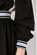 Платье женское в спортивном стиле 83P1701 черно-белый