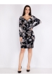 Платье 265P8579-1 черный принт Платье 265P8579-1 черный принт