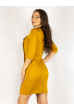 Платье цвет горчичный 265P9306 горчичный Платье цвет горчичный 265P9306 горчичный