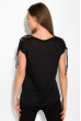 Женская футболка с принтом 148P056 черный / принт