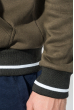 Толстовка мужская с капюшоном, с надписью 70PD5002 хаки