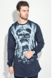 Джемпер мужской с принтом 361F014 чернильный