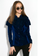 Блуза 120PLTR206 темно-синий