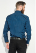 Рубашка мужская в полоску 50PD85103 сине-черный