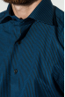 Рубашка мужская в полоску 50PD85103 сине-черный